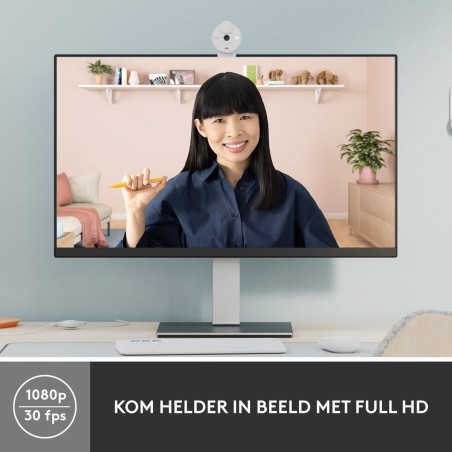 Logitech BRIO 300 1920 x 1080 Webcam - High-Quality Wired Streaming & Video Conferencing Solution!